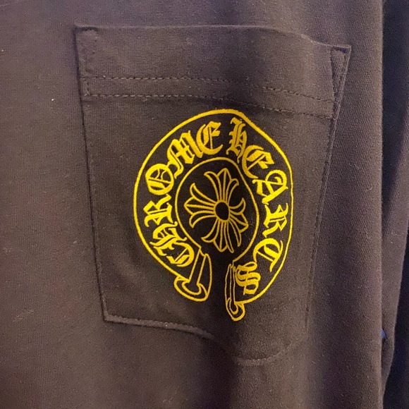 Chrome Hearts Black Long Sleeve Staff Only Rare Graphic Tee Never Worn - Picture 7 of 10